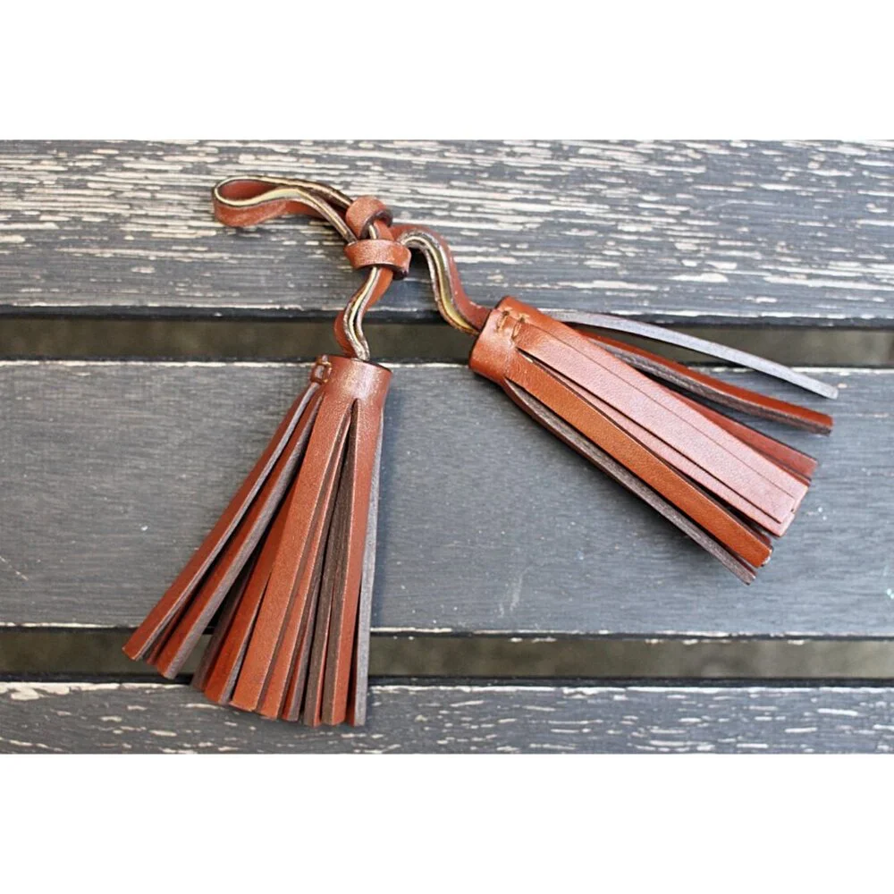 Coach SLG - Legacy Series Tassel (Bag Charm) in British Tan